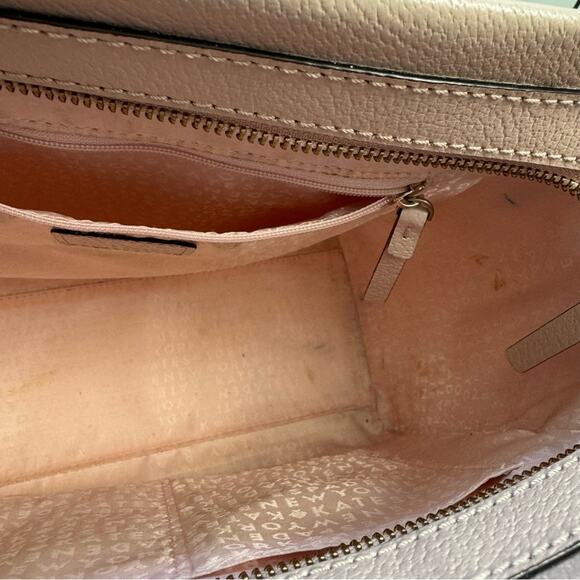 Kate Spade Pink Wellesley Camryn Crossbody Bag Satchel Purse - Picture 13 of 14